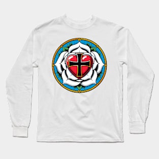 Lutheran Rose Long Sleeve T-Shirt